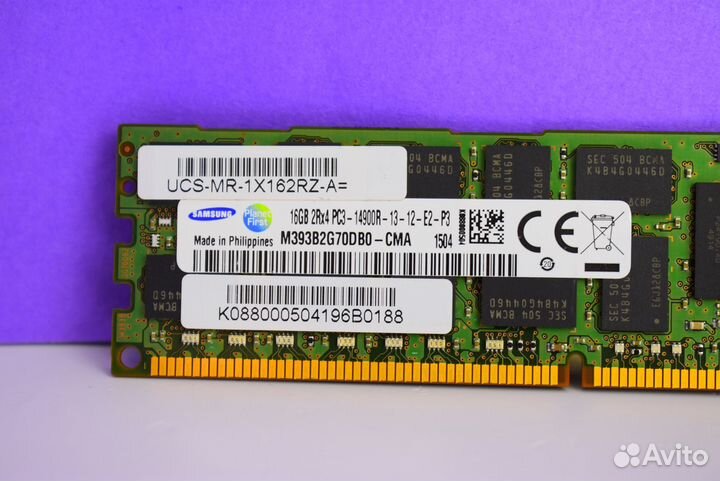 16GB DDR3 L ECC REG samsung 1866 MHz