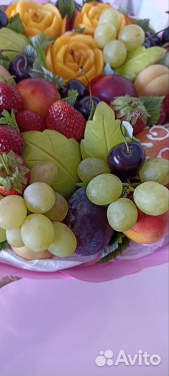 Съедобные букеты из фруктов на день рождения