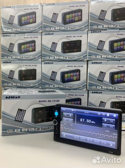 Магнитола 2din 7019B блютуз на любое авто (новая)