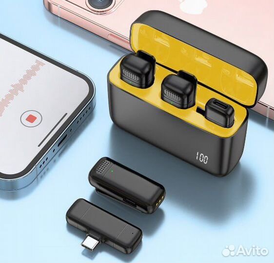 Беспроводной микрофон петличка