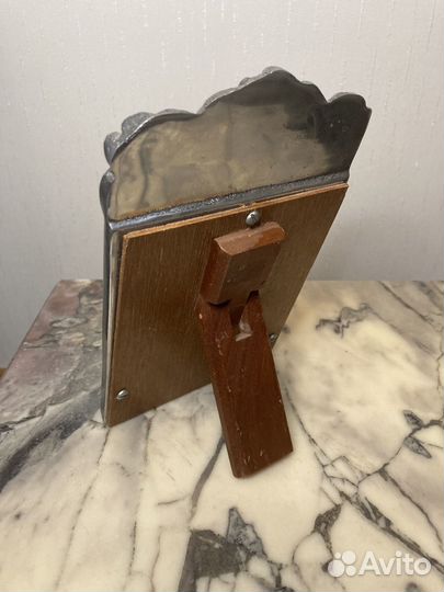 Рамка для фото серебрение. Винтаж