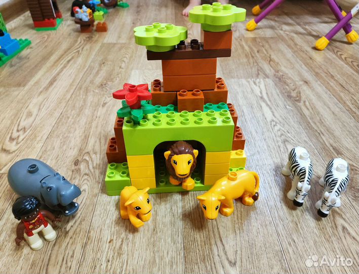 Lego duplo животные мира вокруг света лего дупло