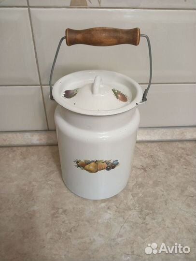 Бидон эмалированный , Фрукты