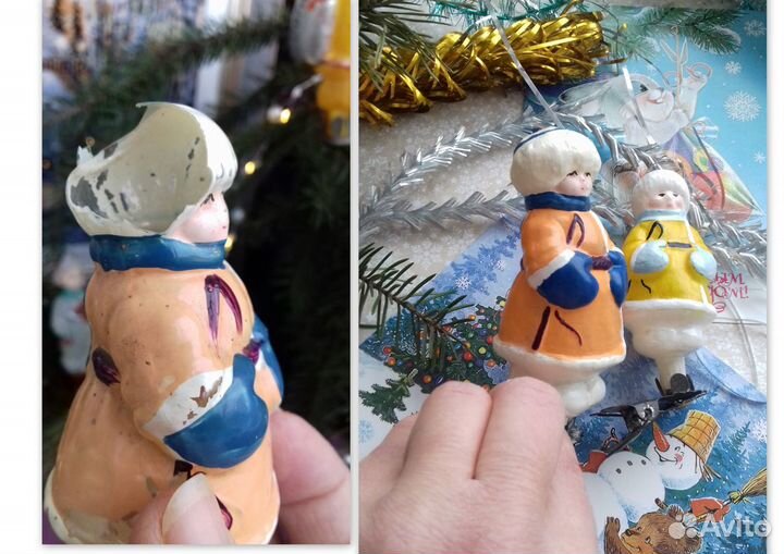 Реставрация елочных игрушек СССР