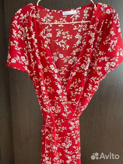 Платье на запах летнее