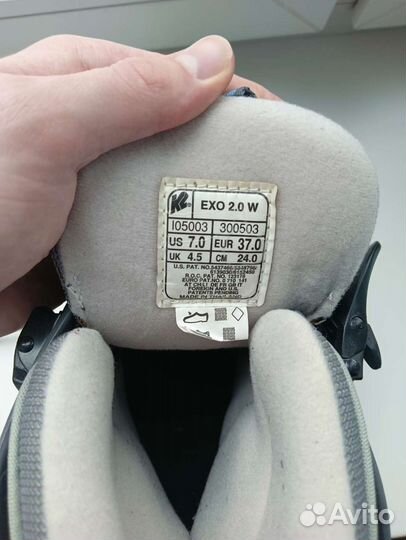 Ролики женские K2 EXO 2.0 US 7.0 EUR 37 UK 4.5