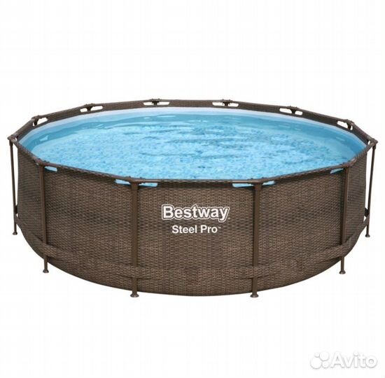 Новый каркасный бассейн Bestway Steel pro 305х100