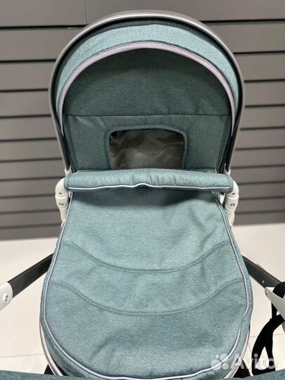 Коляска трансформер 3 в 1 с перекидной ручкой