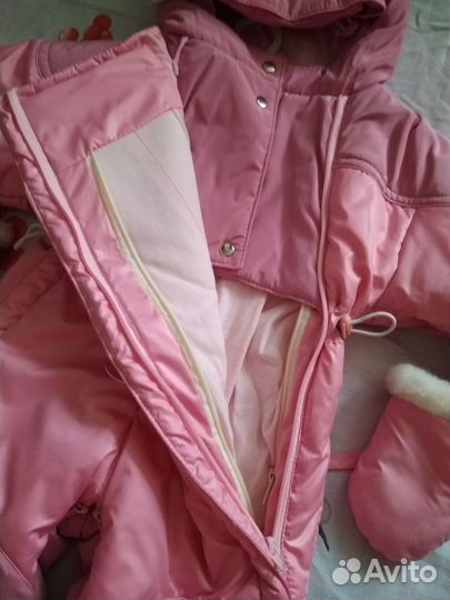 Комбинезон-трансформер осень-зима р.74-80