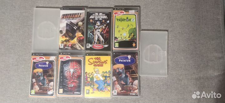 Диски на psp sony