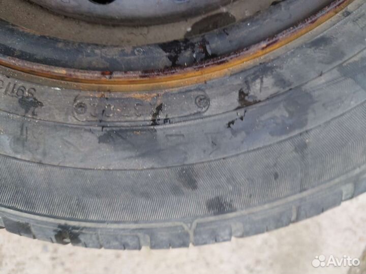 R13 Bridgestone 613V 155/80, PCD 4x100 DIA 15
