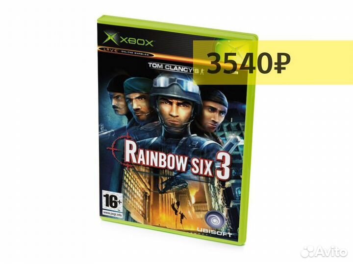 Tom Clancys Rainbow Six 3, б/у, английский (Xbox)