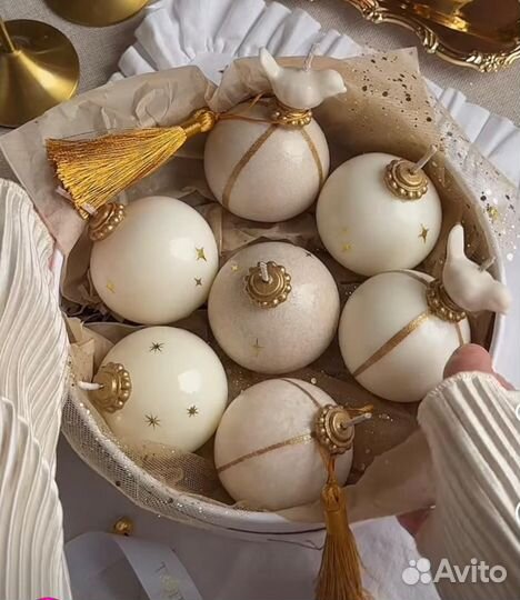 Елочные игрушки - свечи