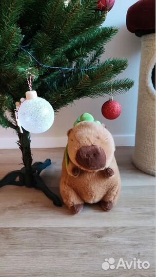 Копибара в подарок, меховая игрушка