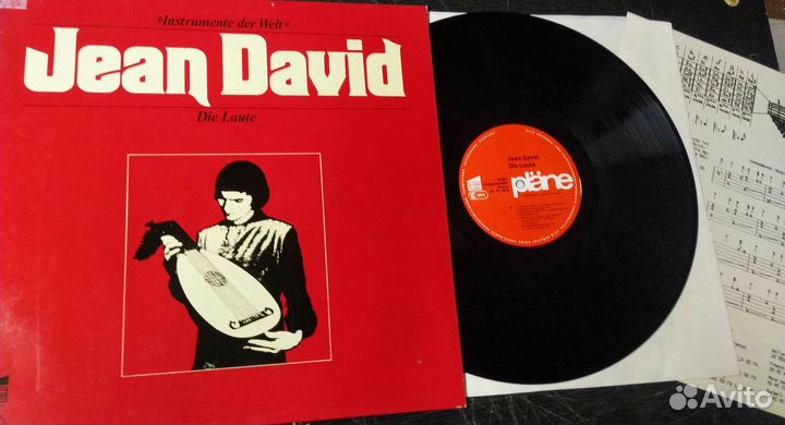 Jean David Die Laute лютня винил