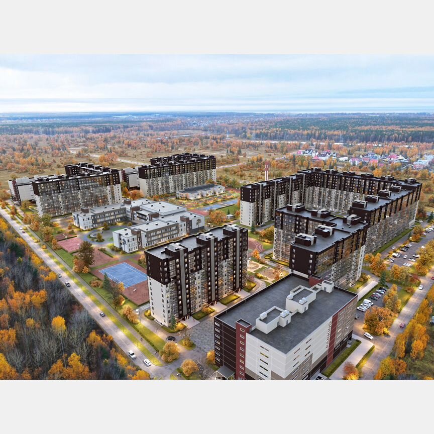 3-к. квартира, 91,6 м², 12/12 эт.