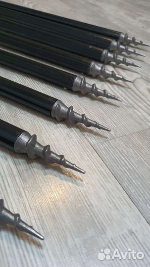 Телескопическая стойка под сигнализатор с буром