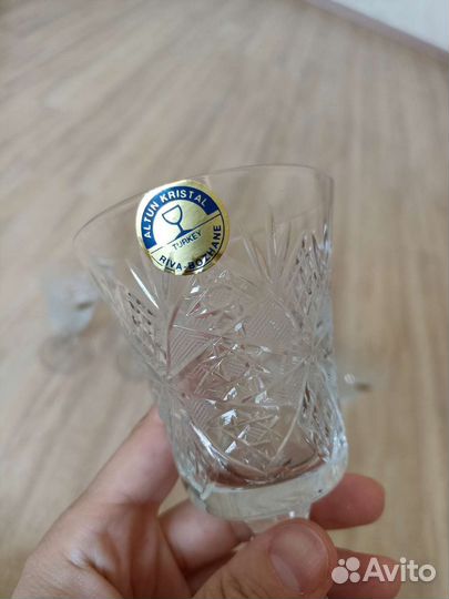 Хрустальные фужеры бокалы