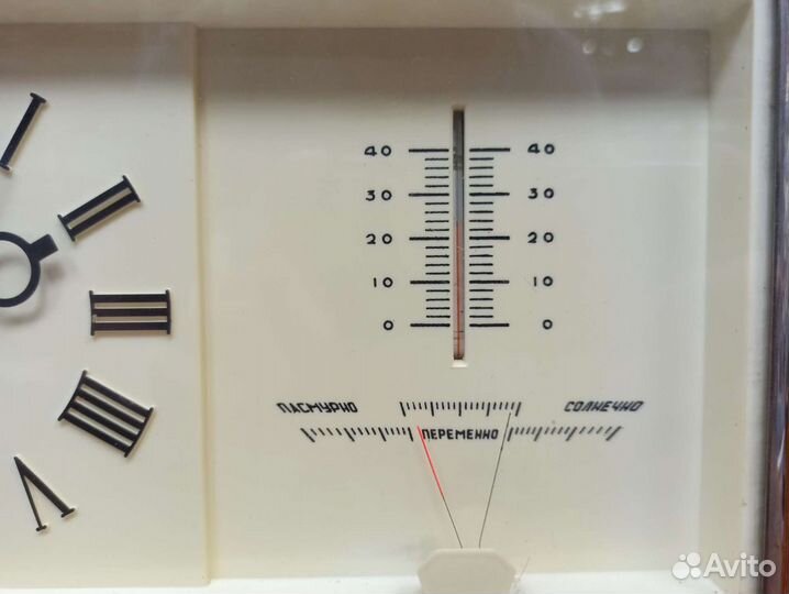 Советские Часы Маяк Термометр Барометр СССР Ретро