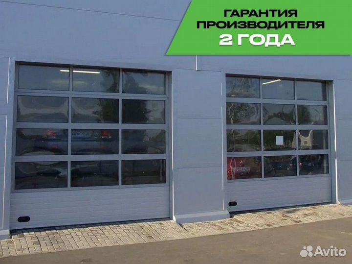 Панорамные автоматические ворота под ключ