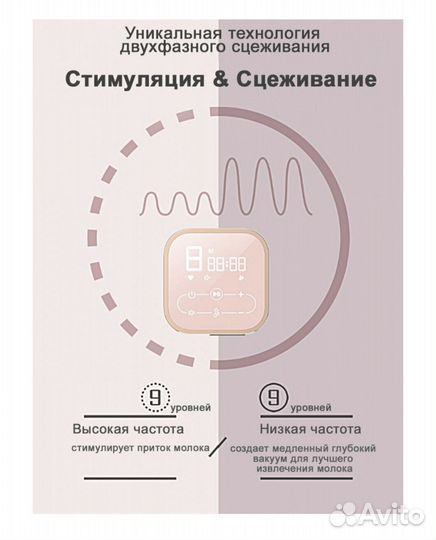 Молокоотсос электрический двойной