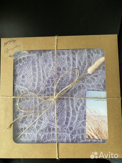 Оренбургский пуховый платок паутинка