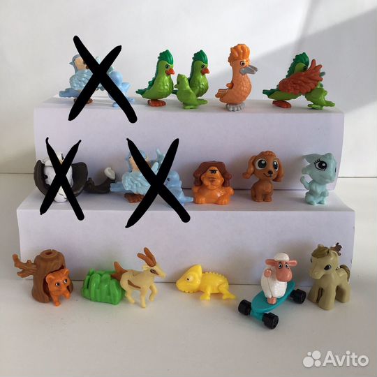 Игрушки из Киндера животные и др