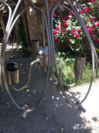 Люстра Хризантема, карниз алюм., гладил. доска