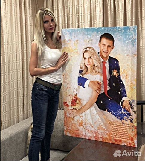 Портрет по фото в подарок