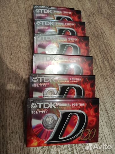 Аудиокассеты новые запечатанные