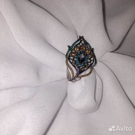 Серебряное кольцо 17,5