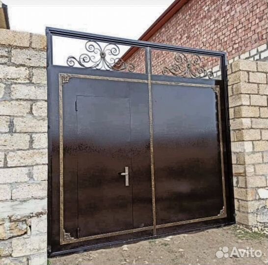 Кованые ворота в Бабаюрте