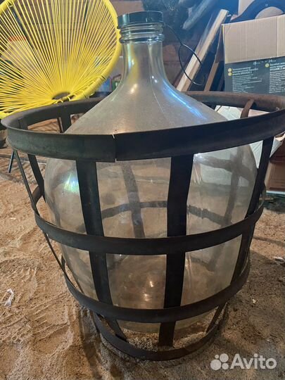 Бутыль стеклянная 50 литров