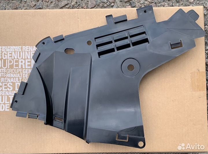 Защита 2шт. бампера переднего Logan Ф2 Лев+Правая