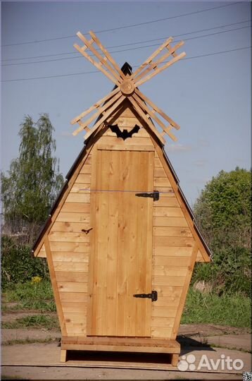 Дачный туалет деревянный JKT226