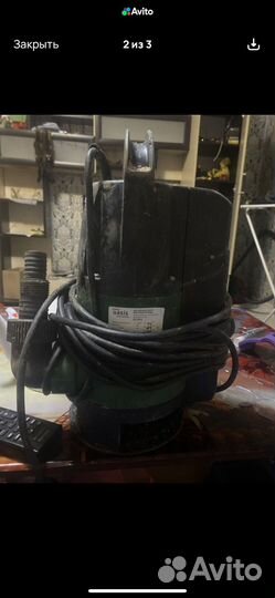 Дренажный насос для грязной воды бу