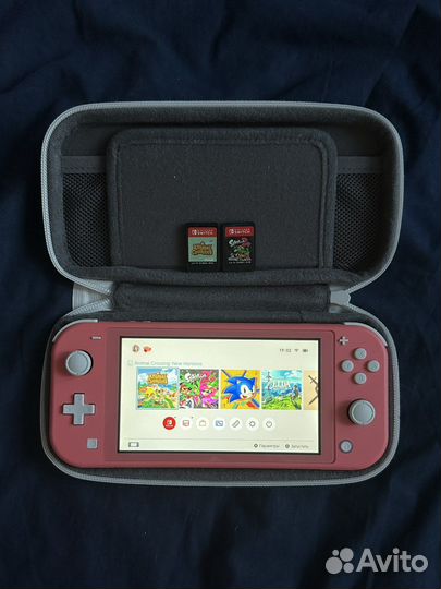 Nintendo switch lite pink