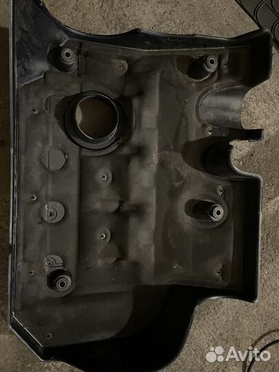 Декоративная крышка двигателя hyundai santa fe