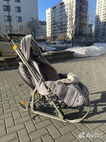 Коляска санки