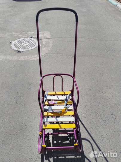 Санки с колесами Тимка 6