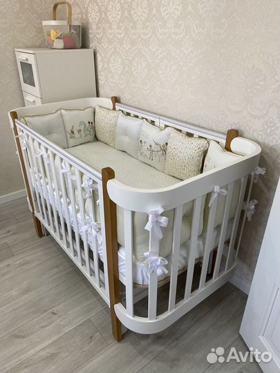 Бортики на детскую кроватку