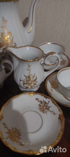 Столовый сервиз гдр старинный