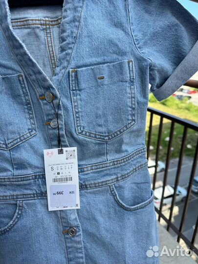 Джинсовое платье Zara