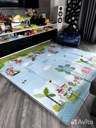 Детский коврик для ползания 180 200