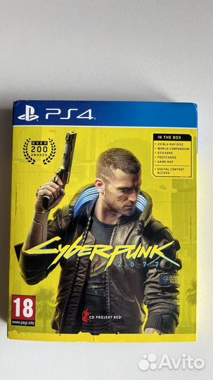Cyberpunk 2077 ps4 in the box