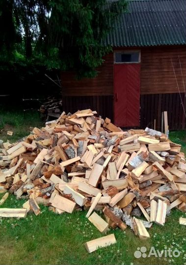 Дрова колотые сухие