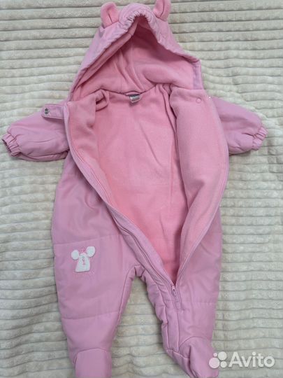 Комбинезон осень -весна для девочки размер 62-68