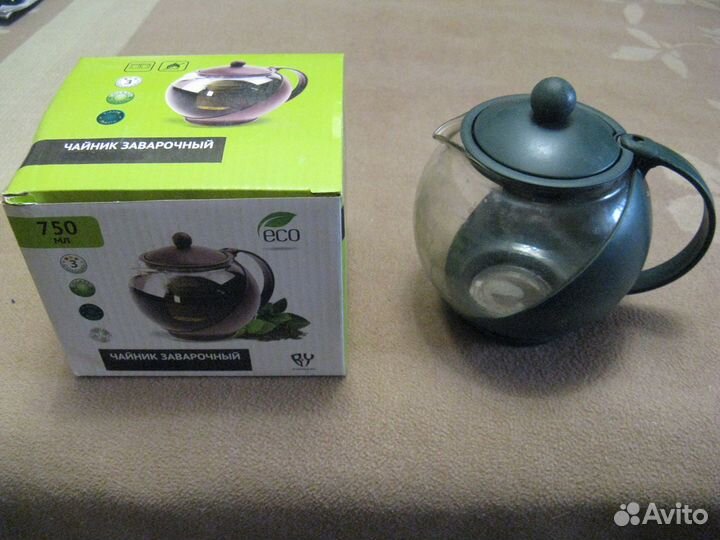 Заварник стеклянный