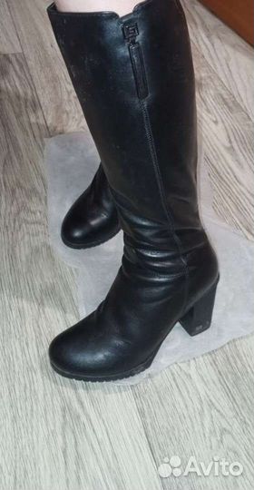 Зимние сапоги натуральная кожа