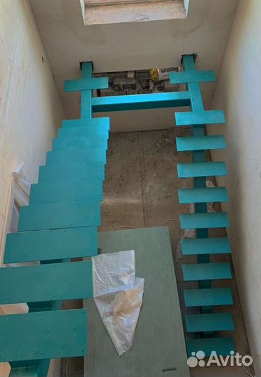 Облицовка бетонных лестниц